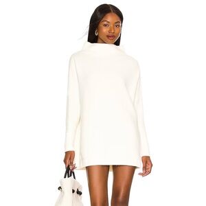 Free People Ivory Ottoman Tunic Sweater